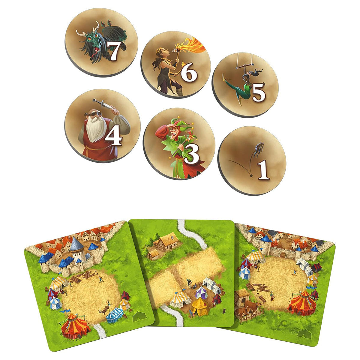 Carcassonne Circus & Artists Expansion 10 (2025 refresh)