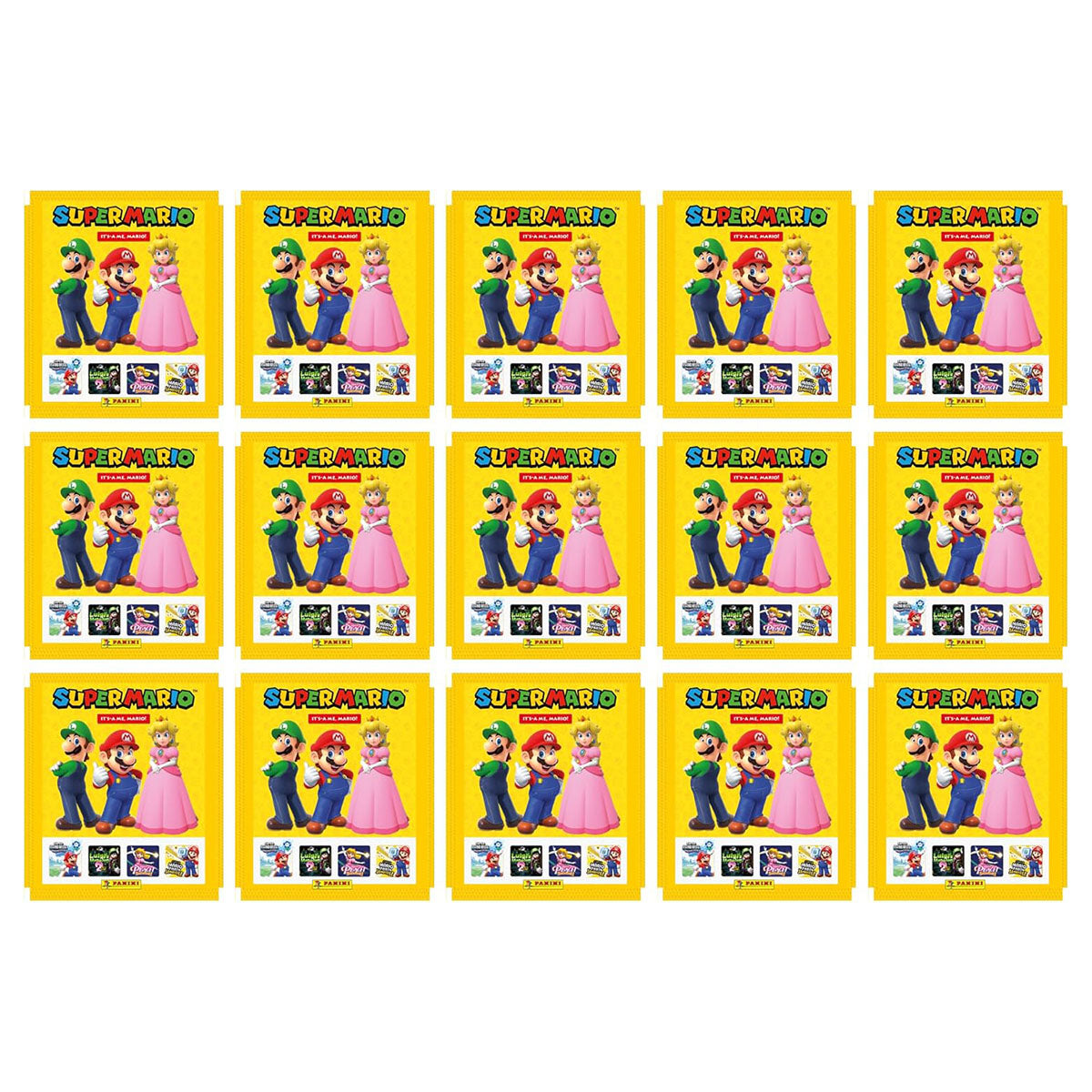 Panini Super Mario sticker packs inside Grey Bowser collector tin