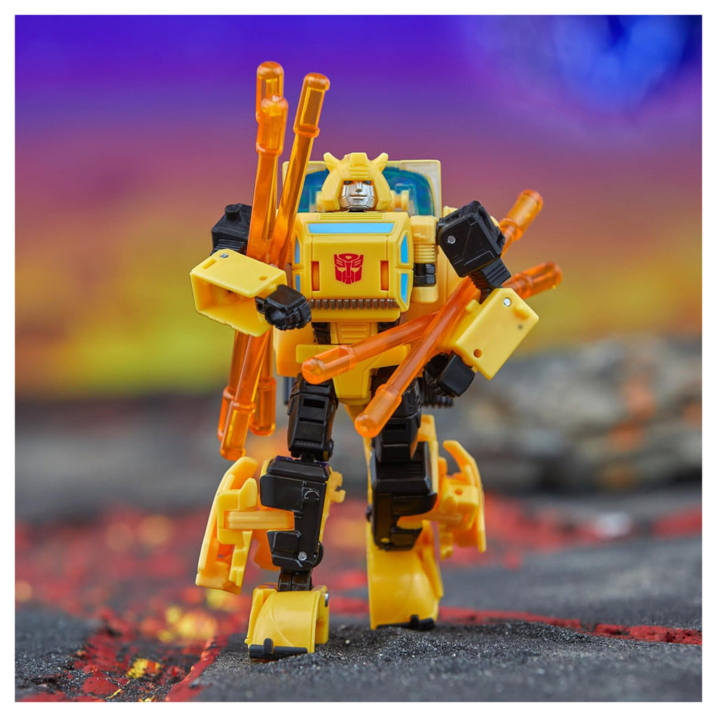 ransformers Legacy United: Origin Bumblebee Deluxe Class Figure