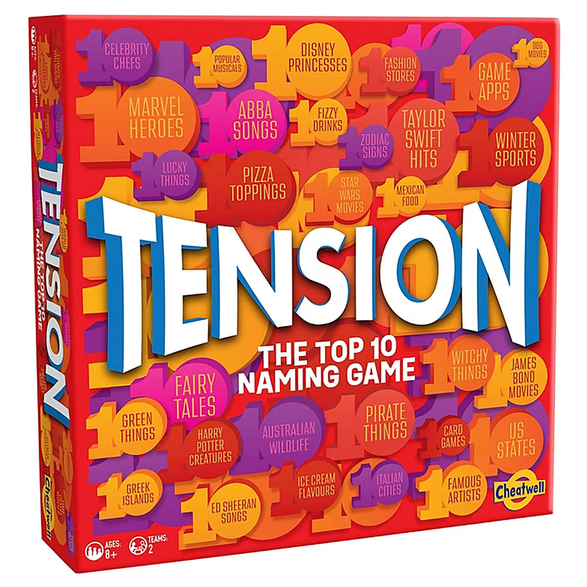 Tension The Top 10 Naming Board Game