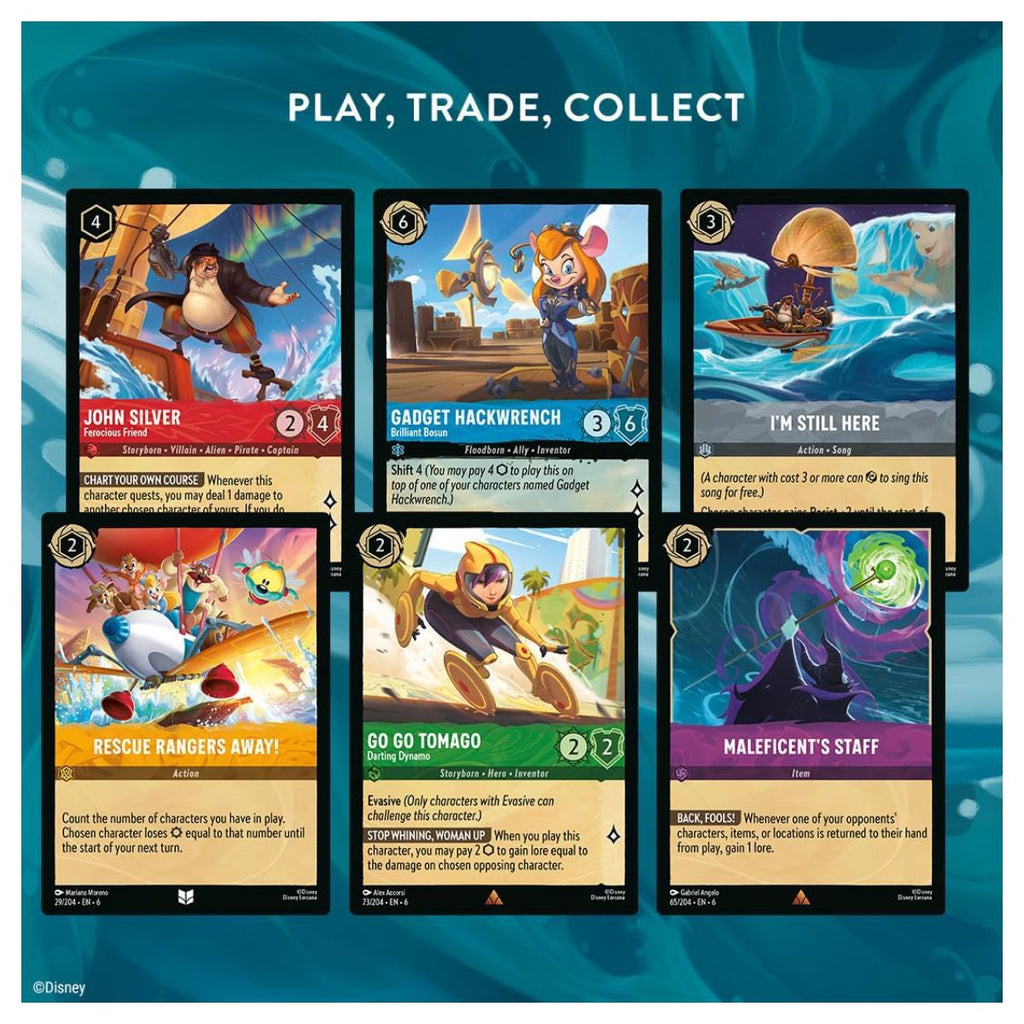 Disney Lorcana TCG: Azurite Sea Starter Deck (Emerald & Sapphire)