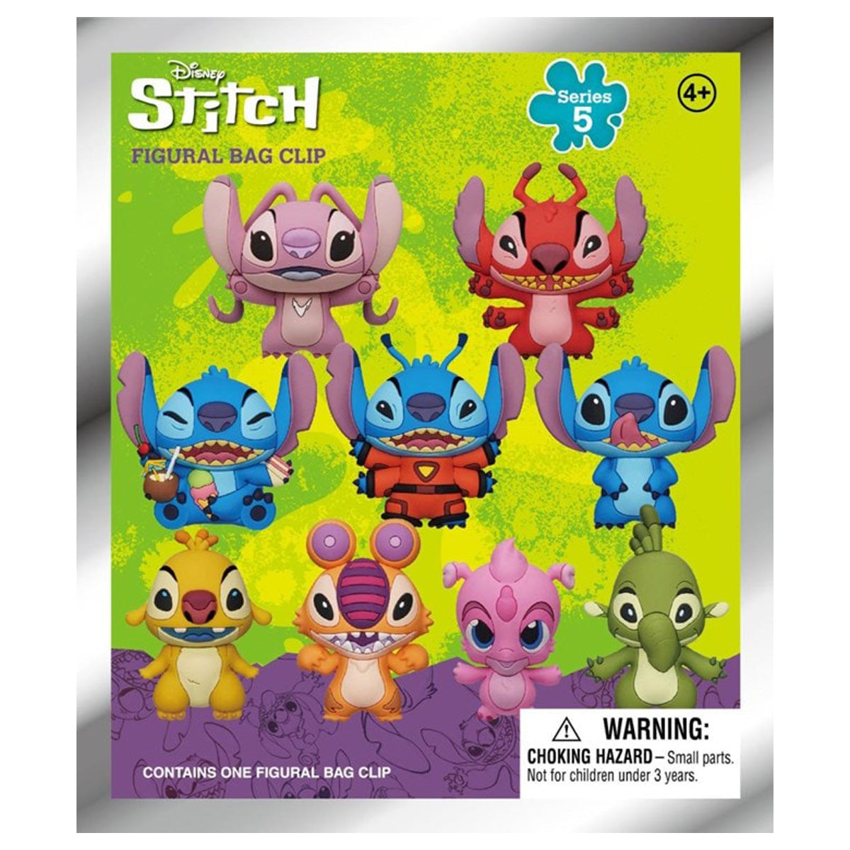 Disney Stitch Figural Bag Clip Series 5 (styles vary)