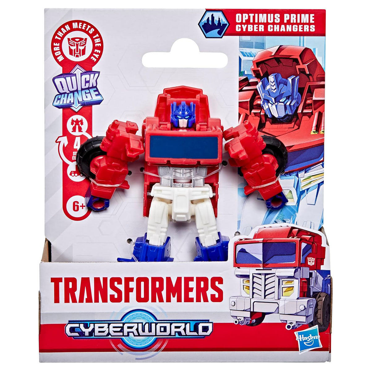 Transformers Cyberworld: Optimus Prime Cyber Changers Figure
