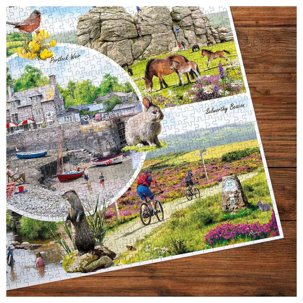 Gibsons Dartmoor & Exmoor 1000 Piece Jigsaw Puzzle
