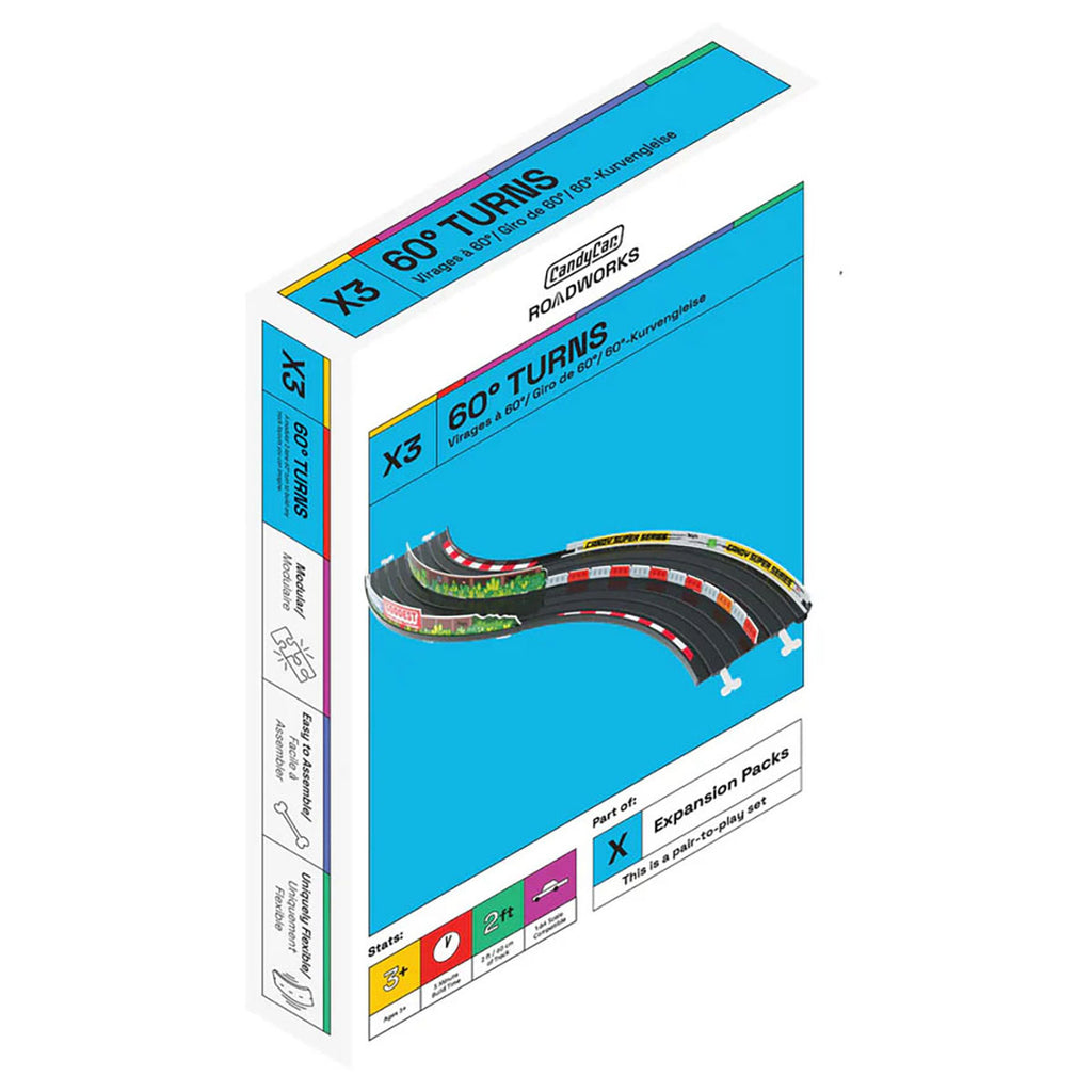 Candylab Roadworks 60 Turn Track Expansion 2-Pack