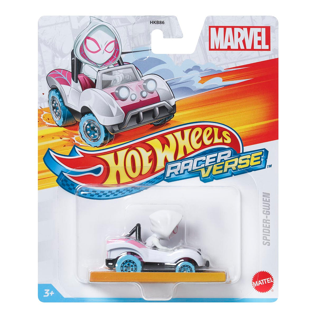 Spider-Gwen Hot Wheels Racer Verse Diecast Vehicle