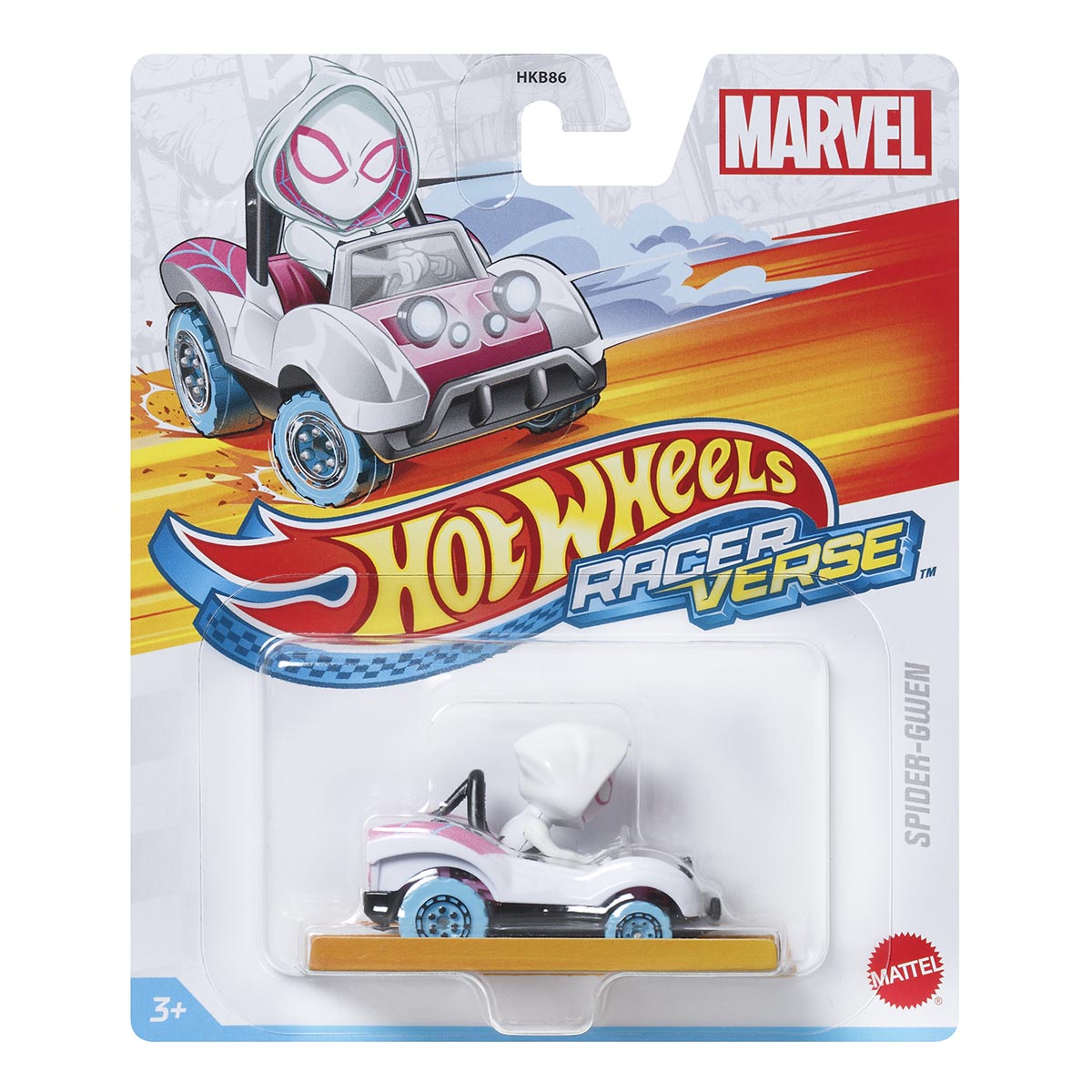 Spider-Gwen Hot Wheels Racer Verse Diecast Vehicle