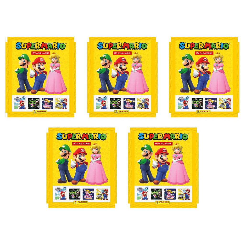 Panini Super Mario sticker album and packs