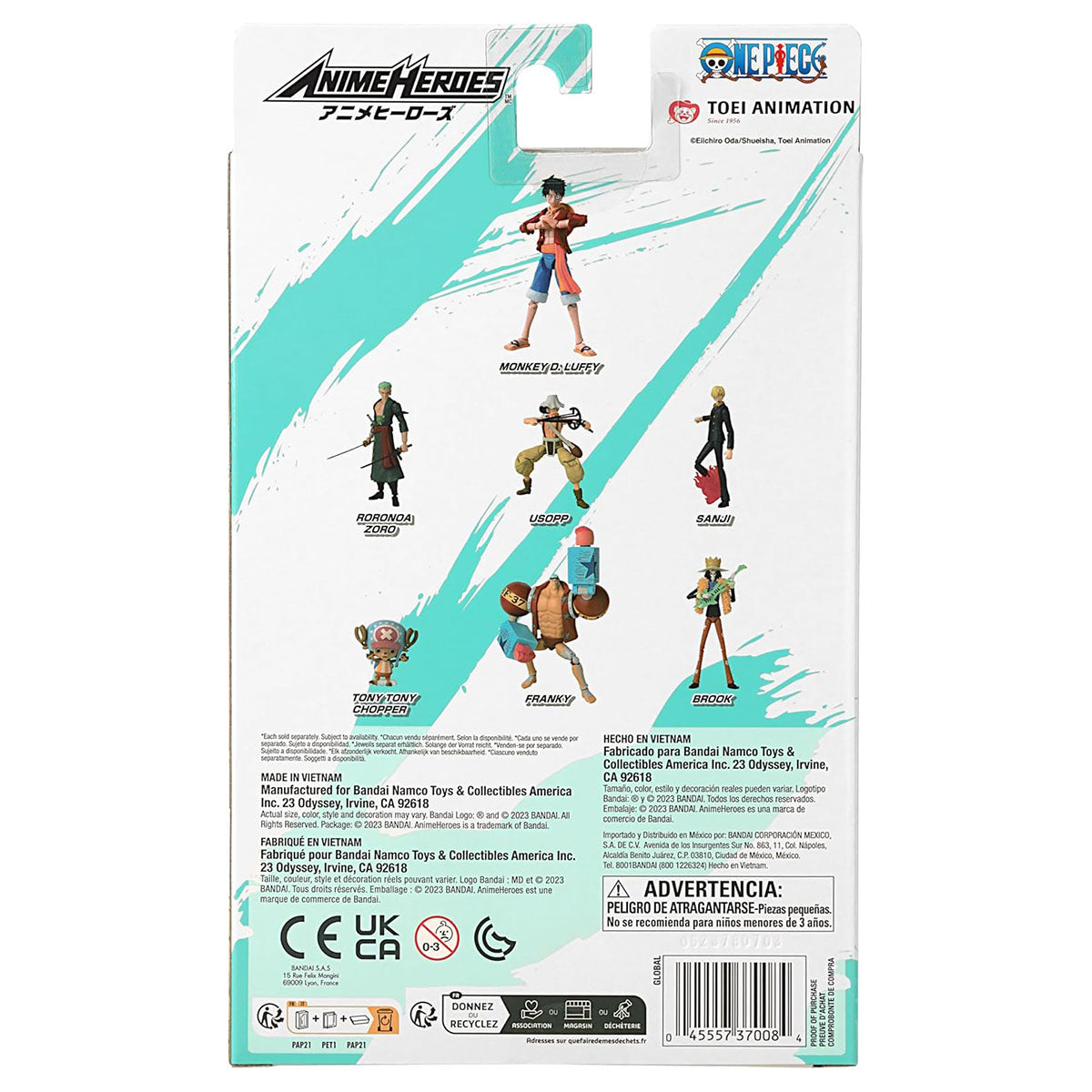 One Piece Anime Heroes: Monkey D. Luffy Action Figure