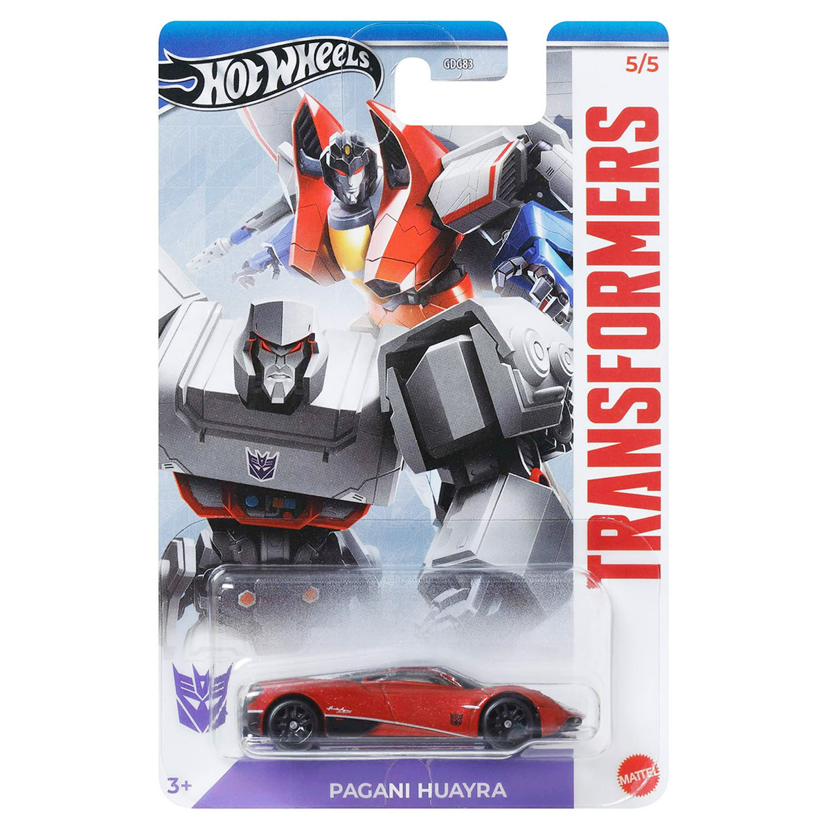 Hot Wheels Entertainment Transformers Pagani Huayra Car (5/5)