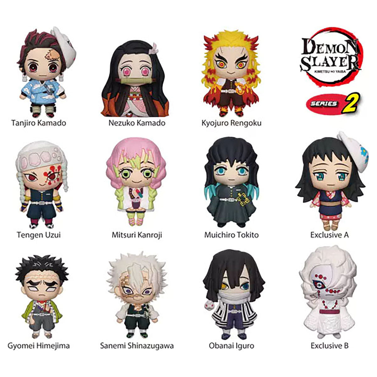Demon Slayer Series 2 Figural Bag Clip (styles vary)