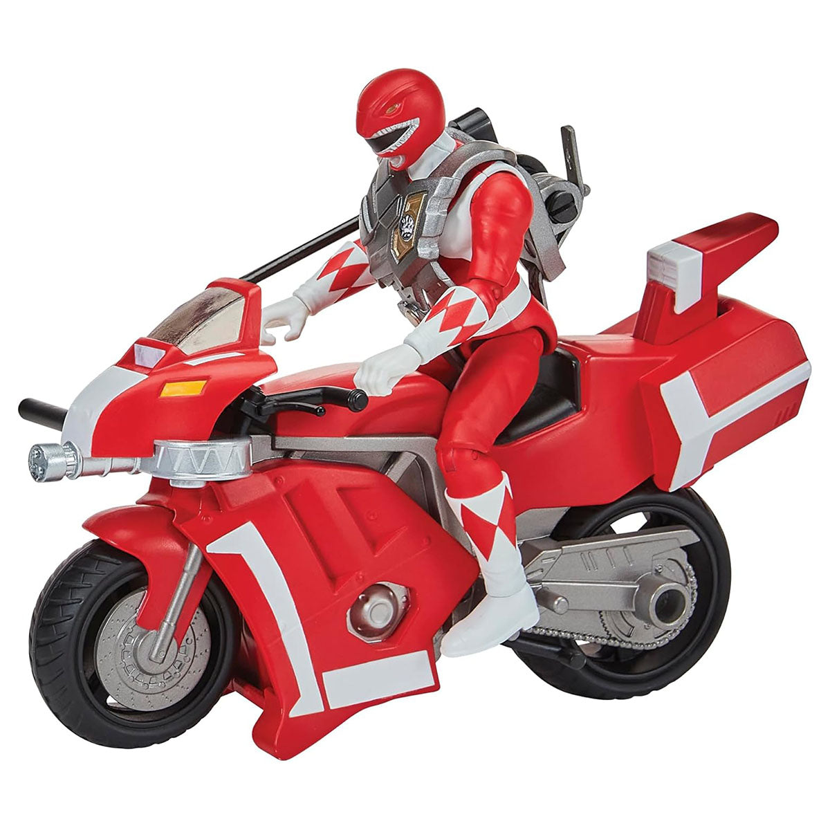 Mighty Morphin Power Rangers Re-Ignition: Tyrannosaurus Battle Bike with Red Ranger Figure