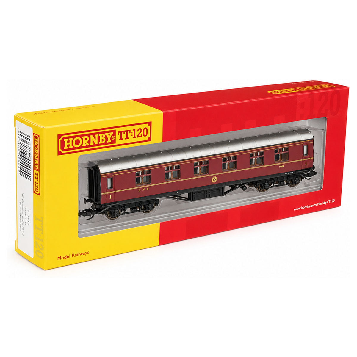Hornby TT:120 LMS 57' Corridor First 1062 Passenger Coach