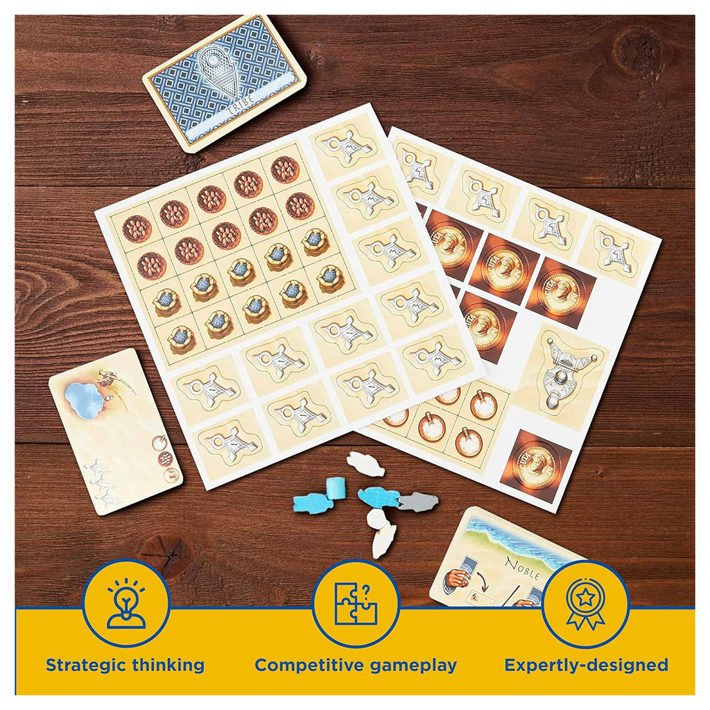 Targi - Strategic 2-Player Desert Trading & Worker-Placement Board Game