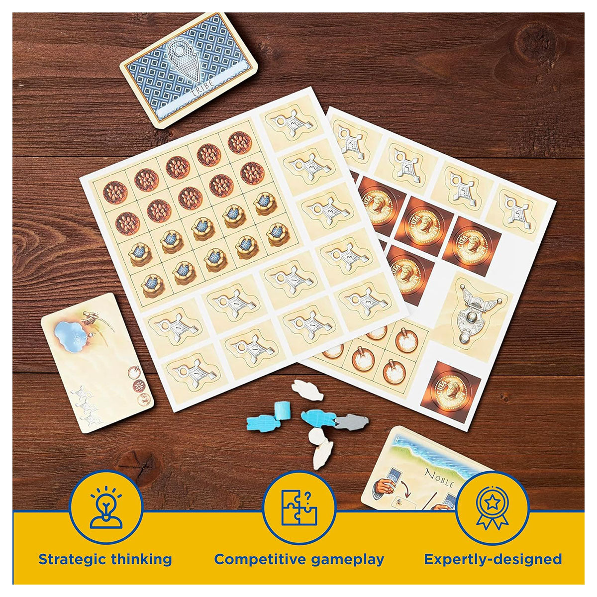 Targi - Strategic 2-Player Desert Trading & Worker-Placement Board Game