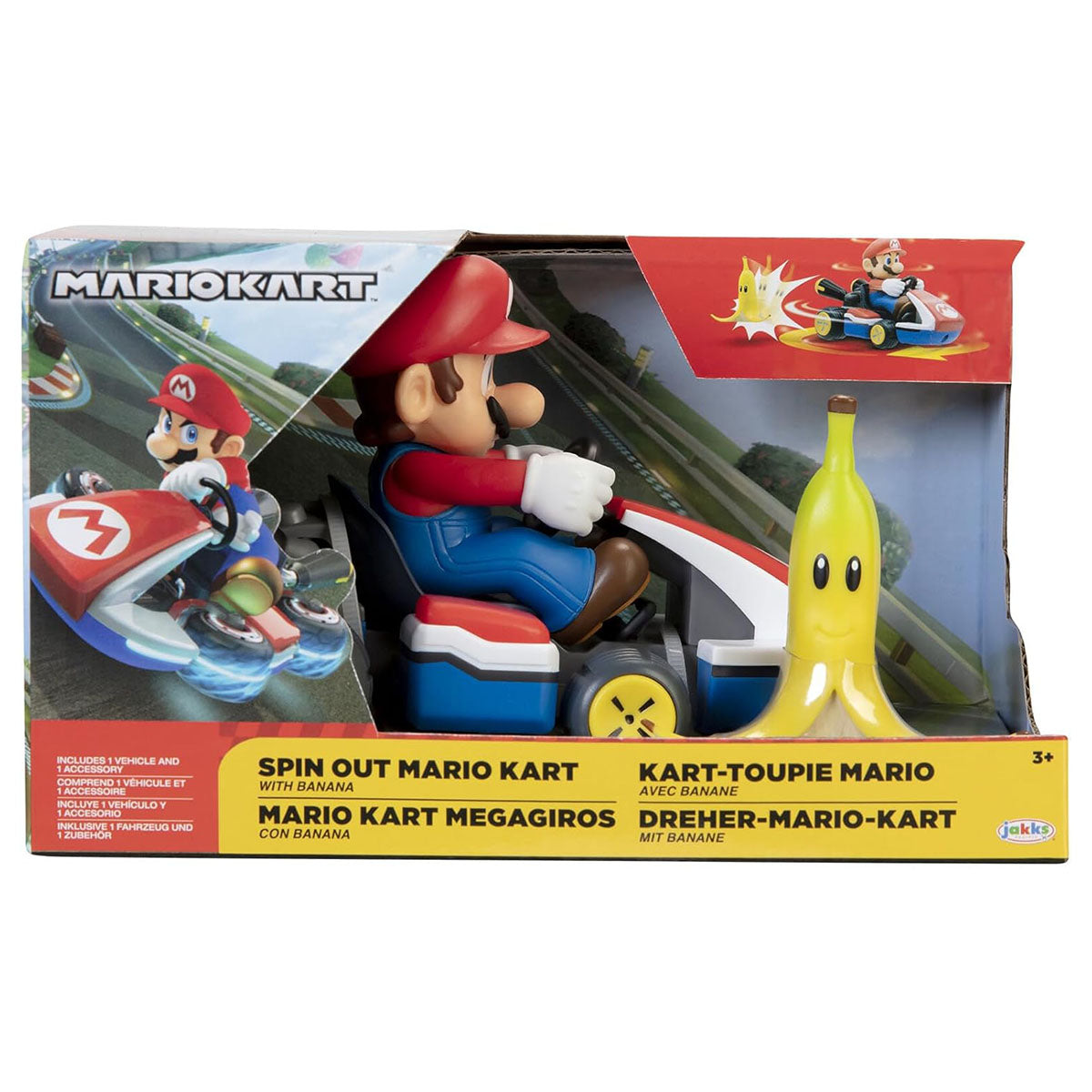 Spin Out Mario Kart with Banana 