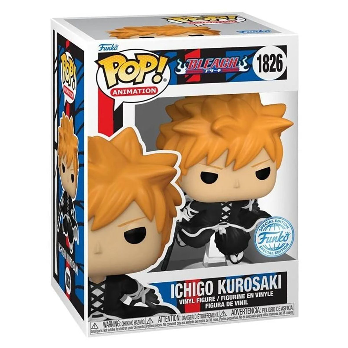 Funko Pop! Animation: BLEACH: Ichigo Kurosaki (Getsuga TenshÅ Technique) Vinyl Figure #1826