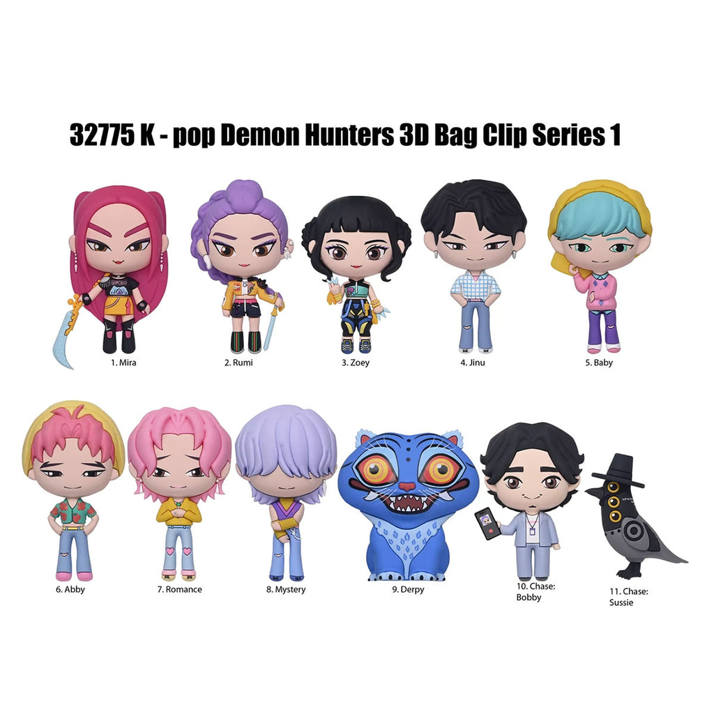 KPOP Demon Hunters - Series 1 Bag Clips Assorted