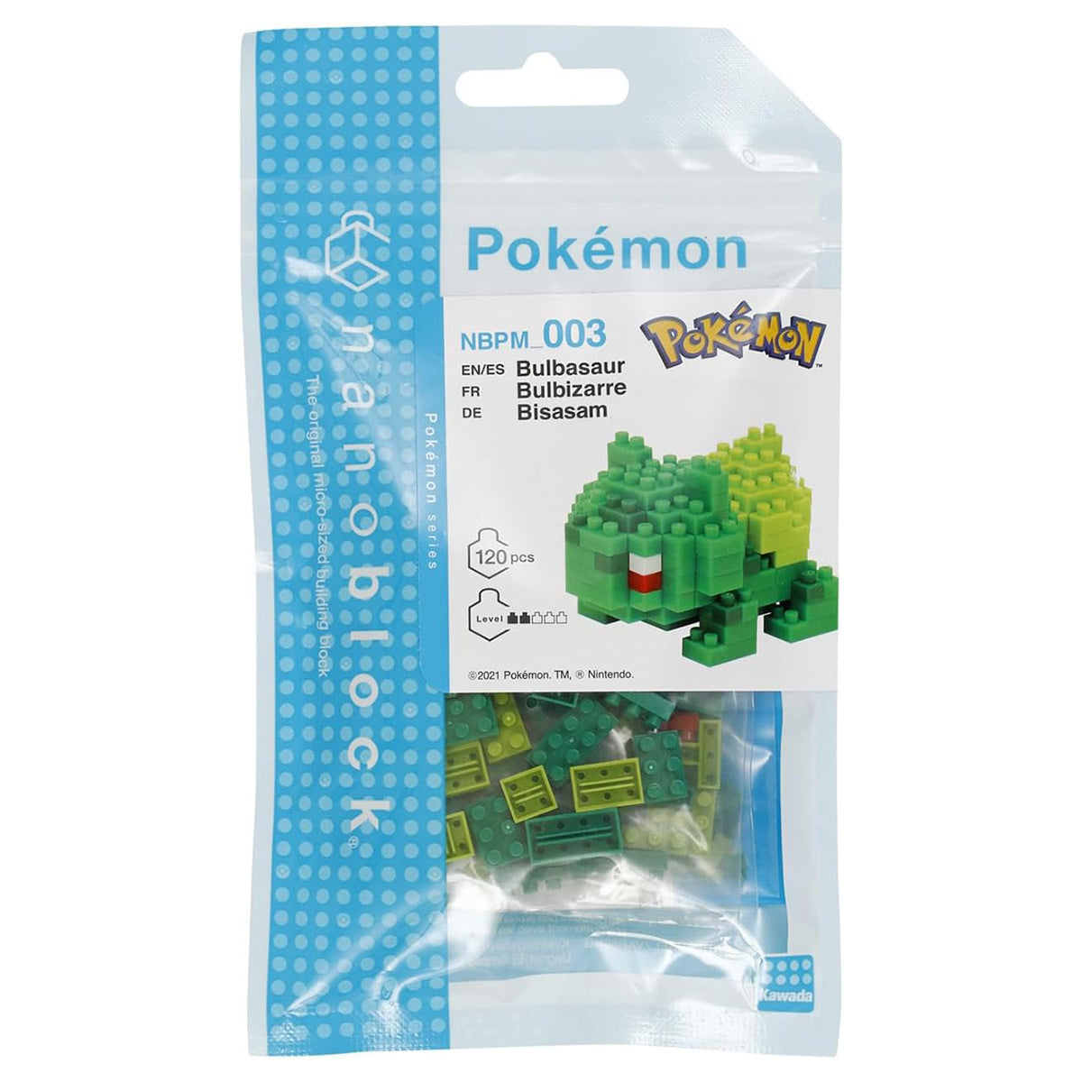 Nanoblock PokÃ©mon: Bulbasaur Micro-Sized Building Set
