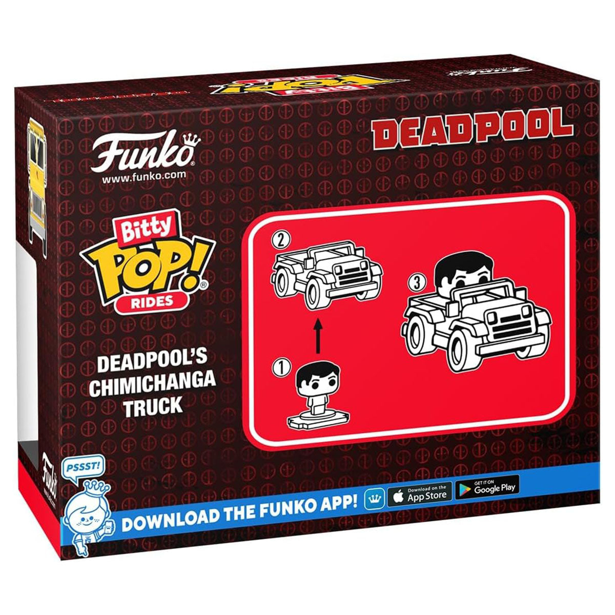 Funko Bitty Pop! Rides: Marvel Deadpool: Deadpool's Chimichanga Truck