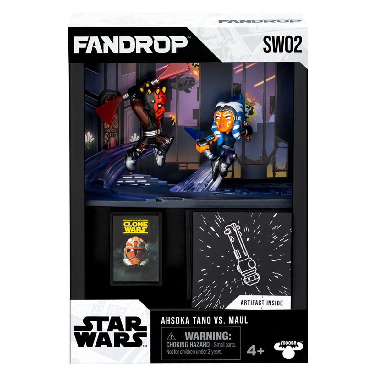 FANDROP Star Wars: Clone Wars: Ahsoka Tano Vs Maul Figures Set