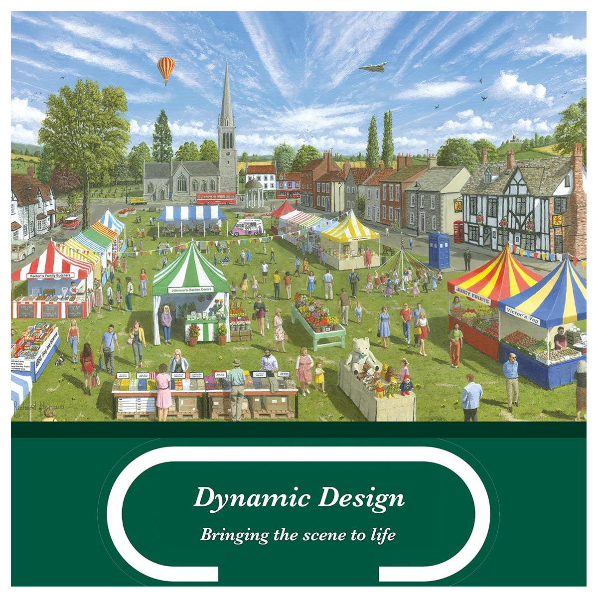 Falcon de luxe The Village Fete 500 XL Piece Jigsaw Puzzle