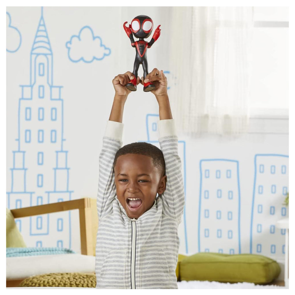 Marvel Spidey and his Amazing Friends Supersized Miles Morales: Spider-Man 9" Figure