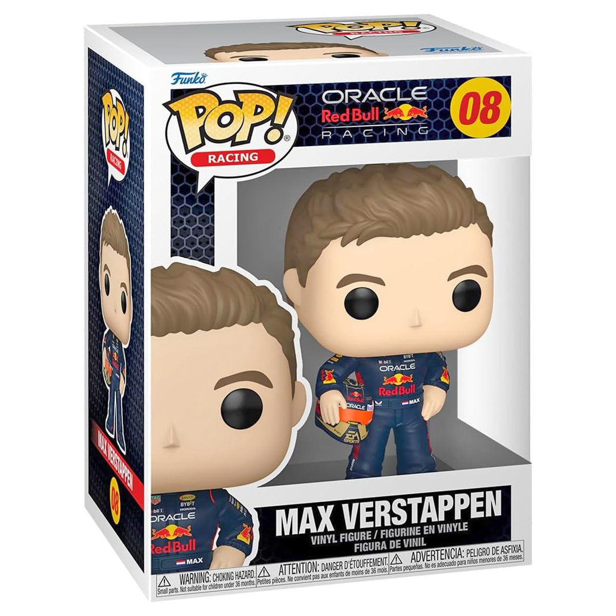 Funko Pop! Racing: F1 Oracle Red Bull Racing: Max Vestappen Vinyl Figure #08