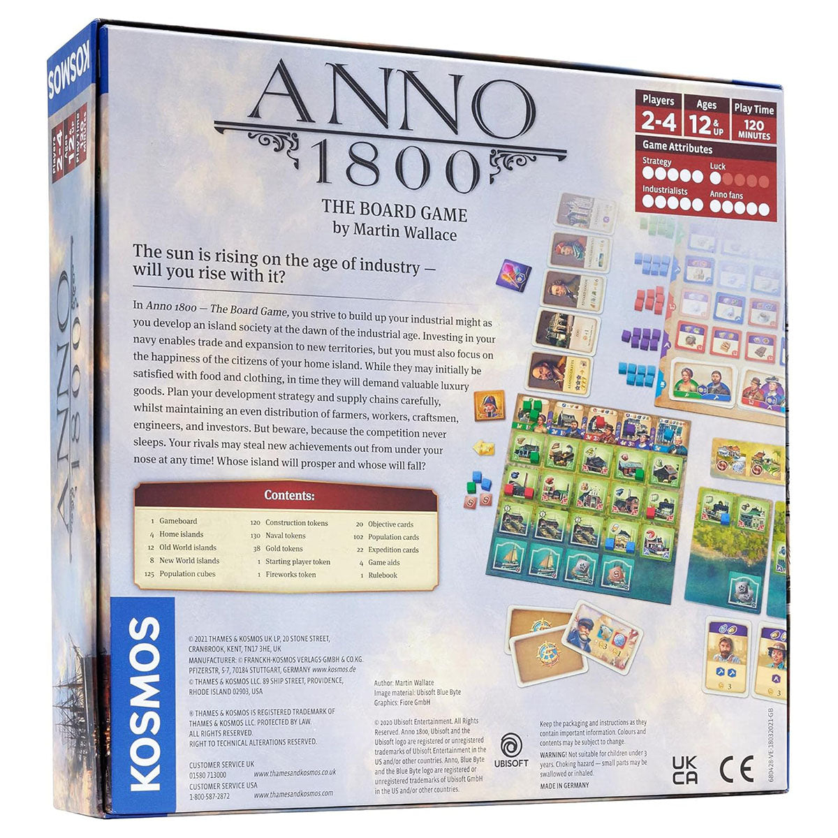 Anno 1800 - Industrial Revolution Strategy Board Game for 2-4 Players