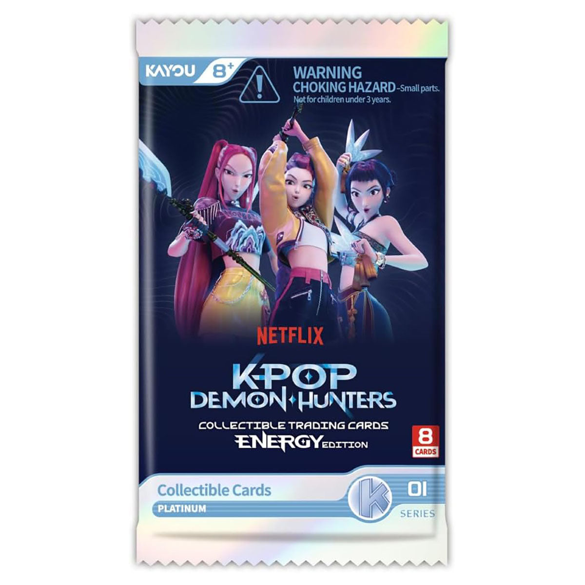 K-POP Demon Hunters Collectible Trading Cards Energy Edition Foil Series 1B Booster Box (12 Pack)