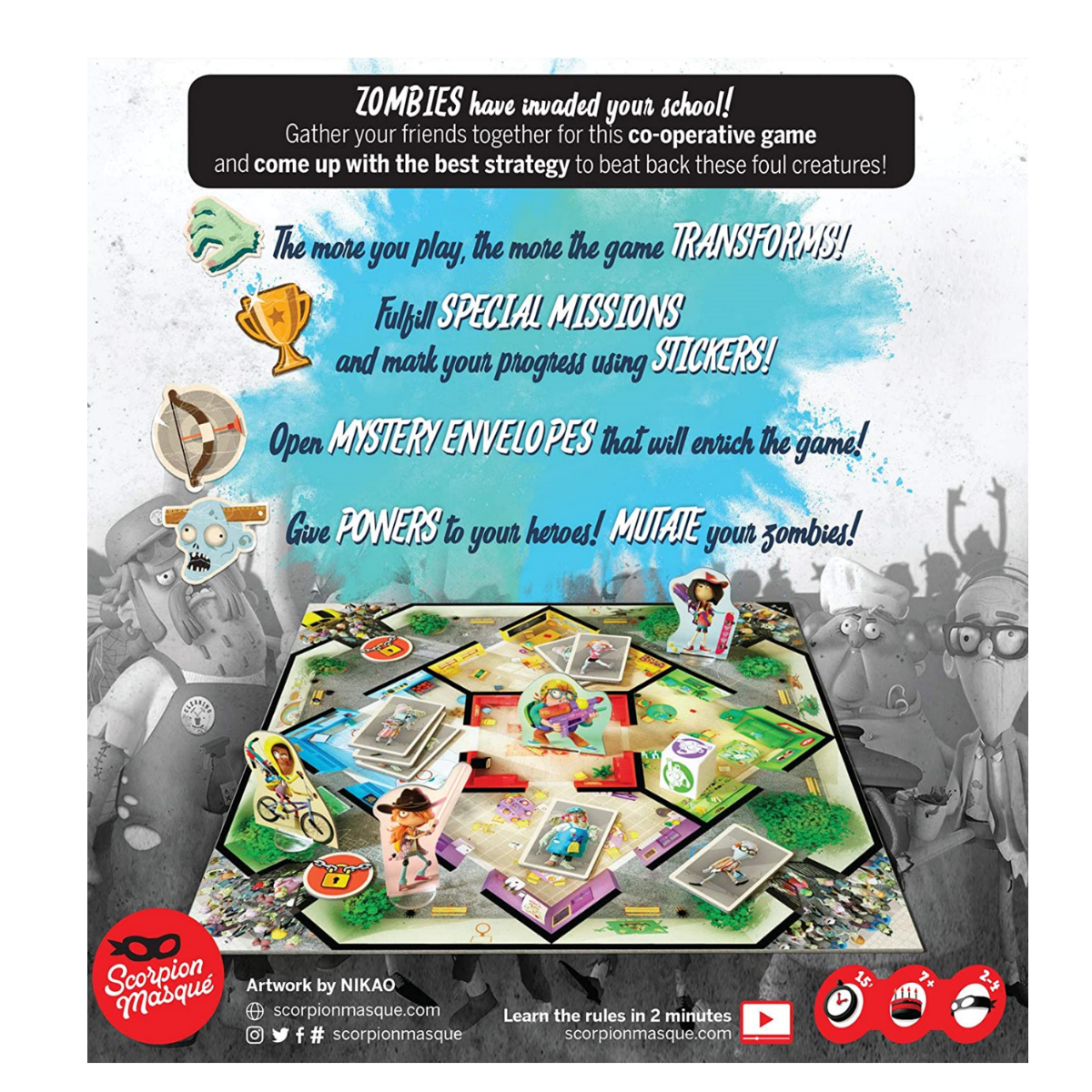 Zombie Kidz Evolution Board Game