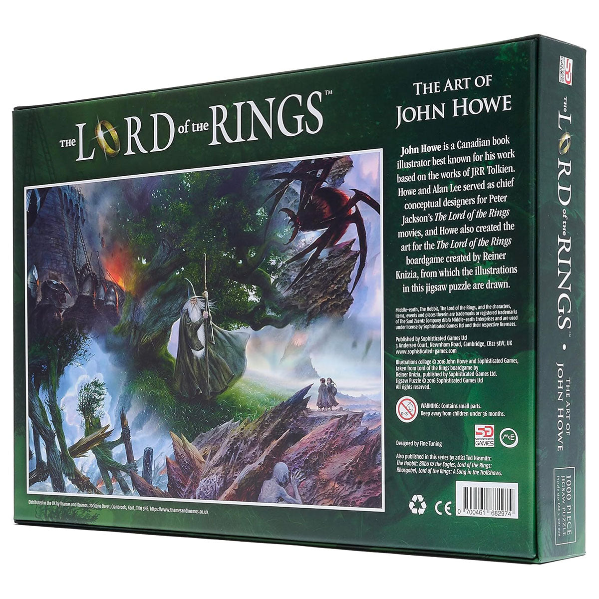 Lord of the Rings Gandalf and the Owl 1000 Piece Jigsaw Puzzle