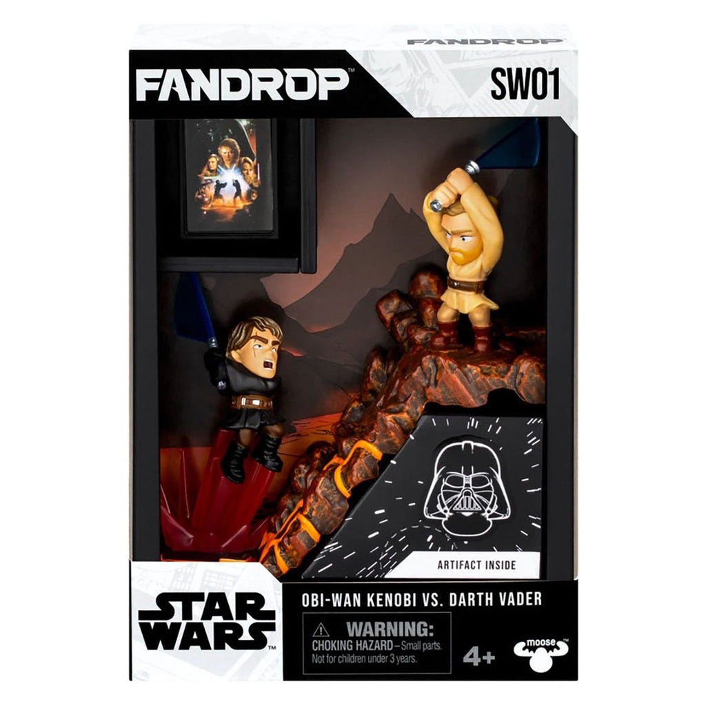 FANDROP  Star Wars: Revenge Of The Sithâ„¢: Obi-Wan Kenobi Vs Darth Vader Figures Set
