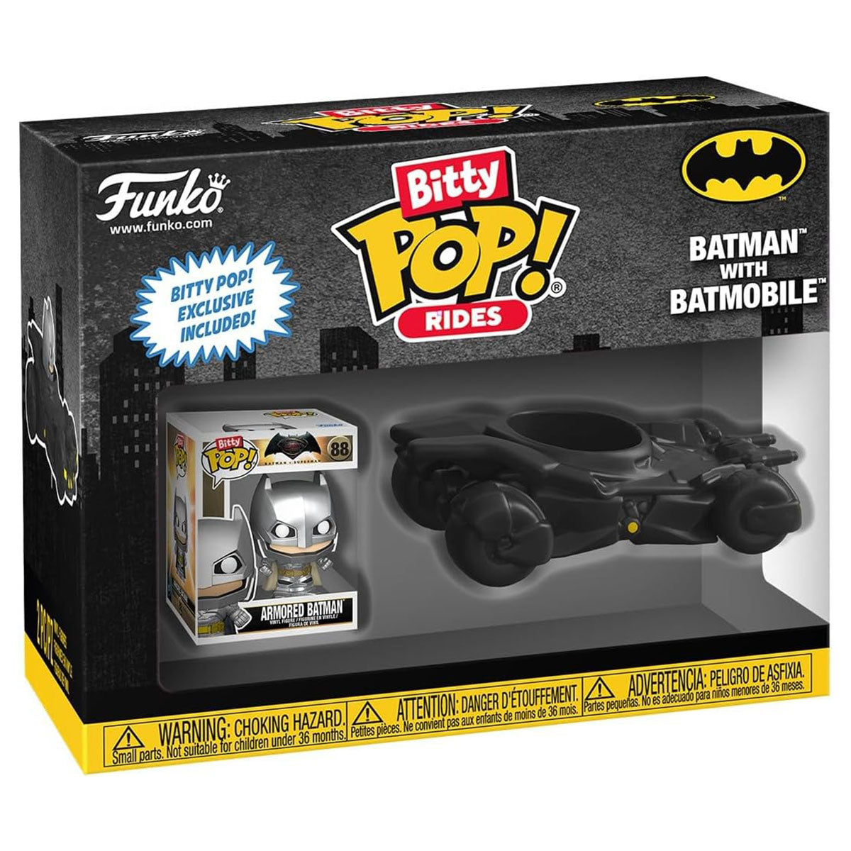 Funko Bitty Pop! Rides: DC Batman: Batman with Batmobile