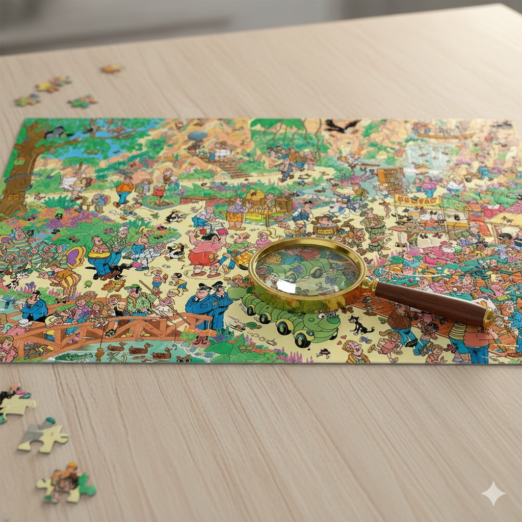 Jan Van Haasteren Flutterfly Fabulous Jigsaw Puzzle 1000 Pieces