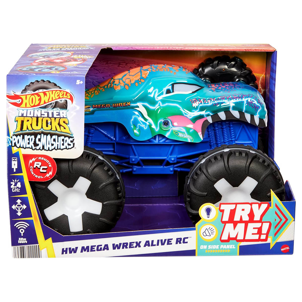Hot Wheels Monster Trucks Mega Wrex Alive RC