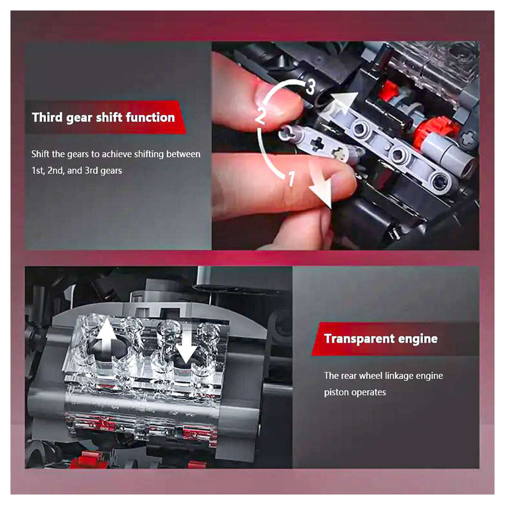 CaDA Suzuki Katana Motorcycle 1104 Piece Building Set