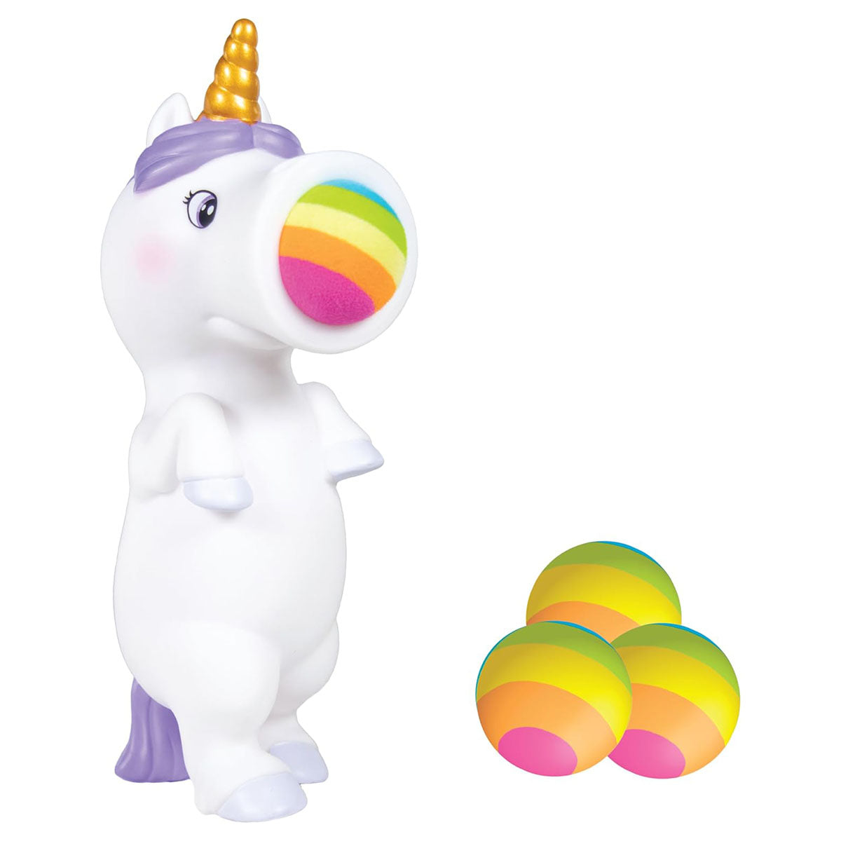Unicorn White Squeeze Popper Toy
