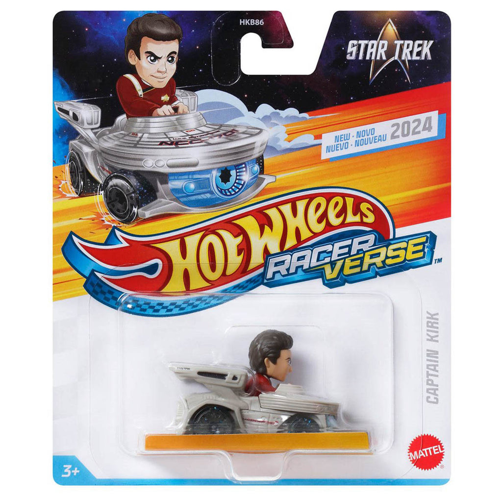 Hot Wheels Racer Verse Star Trek Captain Kirk Vehicle