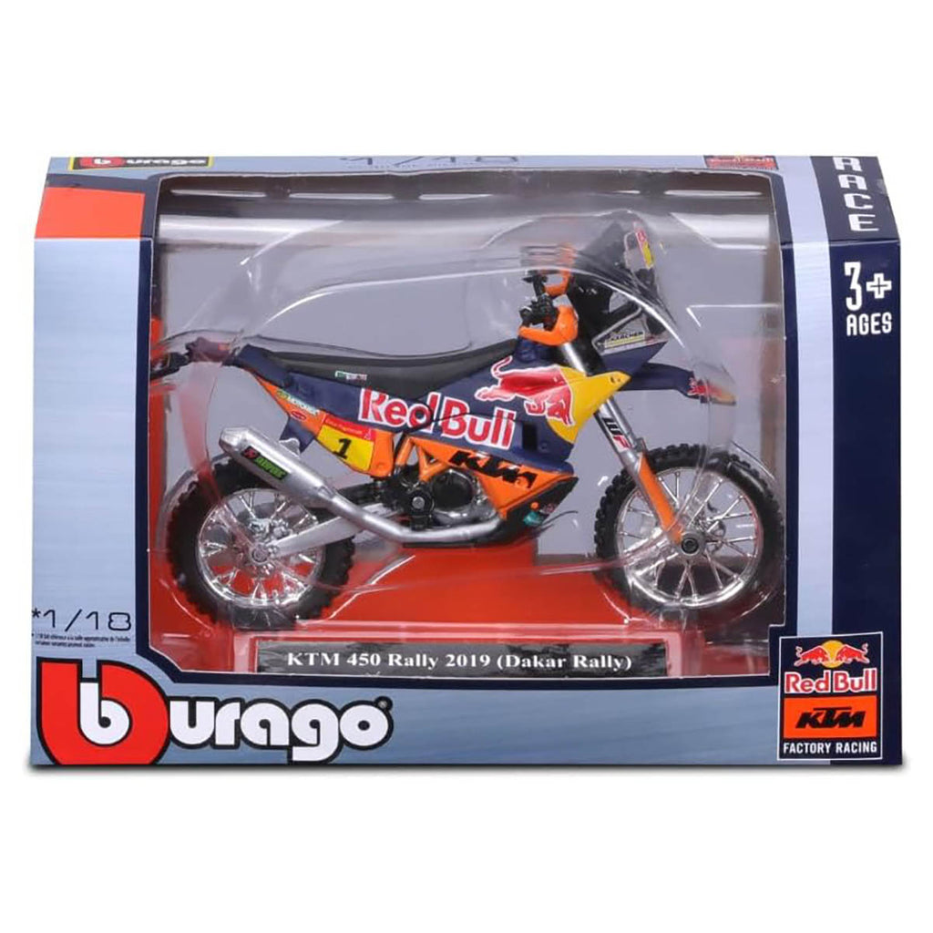 Bburago Red Bull KTM 450 Rally 2019 Dakar Rally Superbike