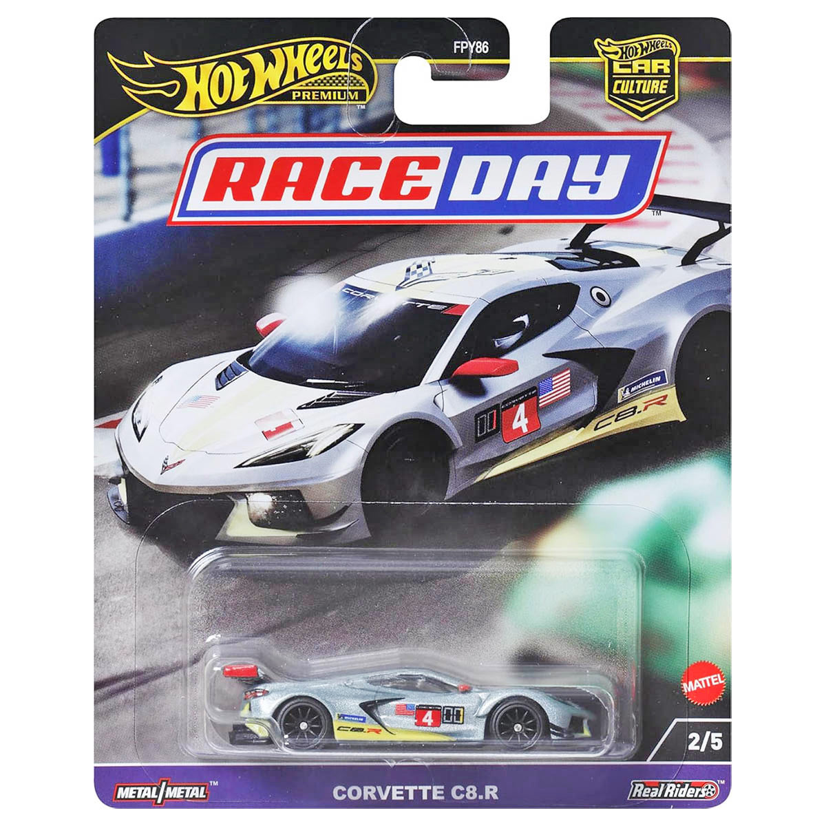Hot Wheels Car Culture Race Day Corvette C8.R 2/5