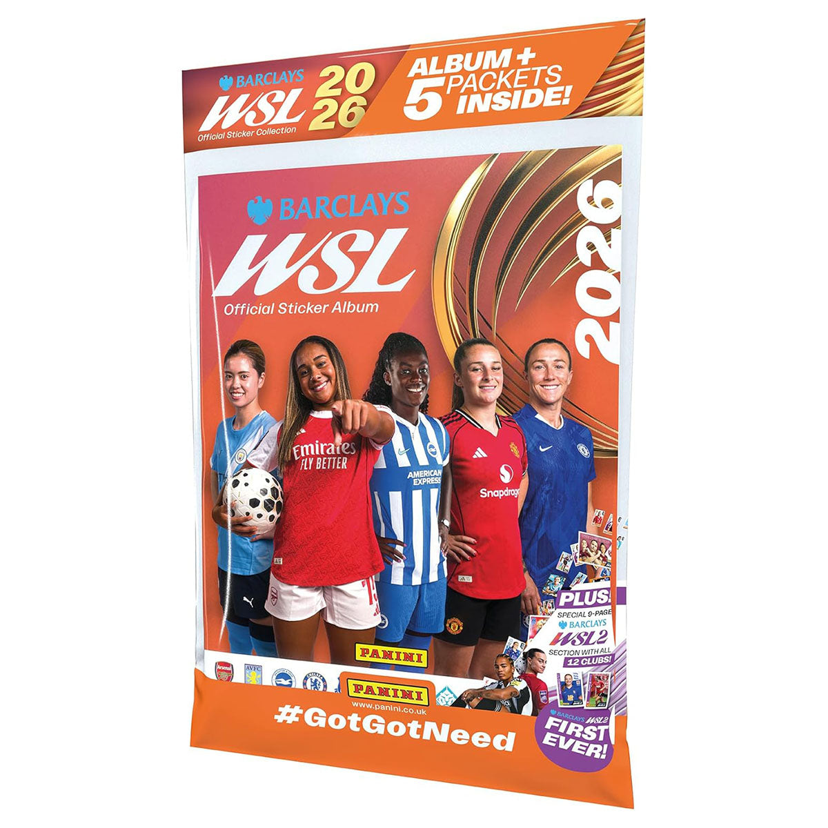 Panini WSL 2025/26 starter pack front
