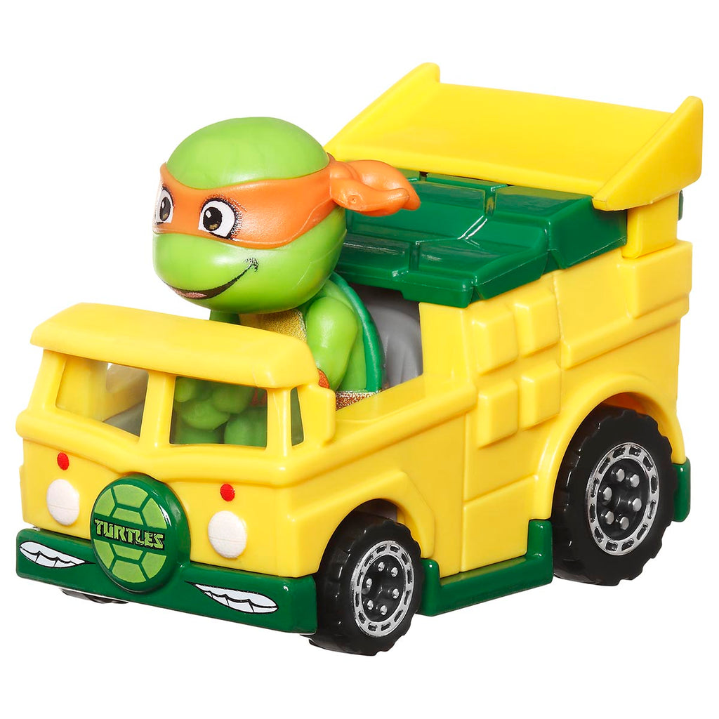TMNT Michelangelo Hot Wheels Racer Verse Diecast Vehicle