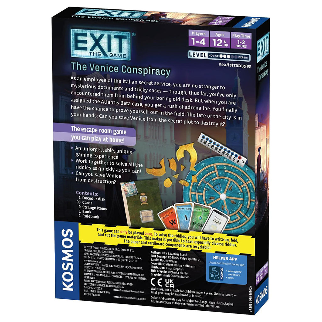EXIT: The Venice Conspiracy Game