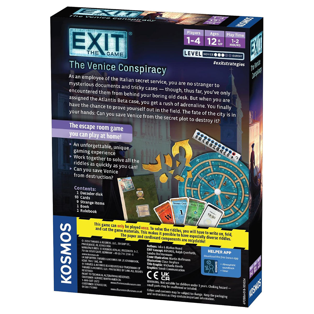 EXIT: The Venice Conspiracy Game