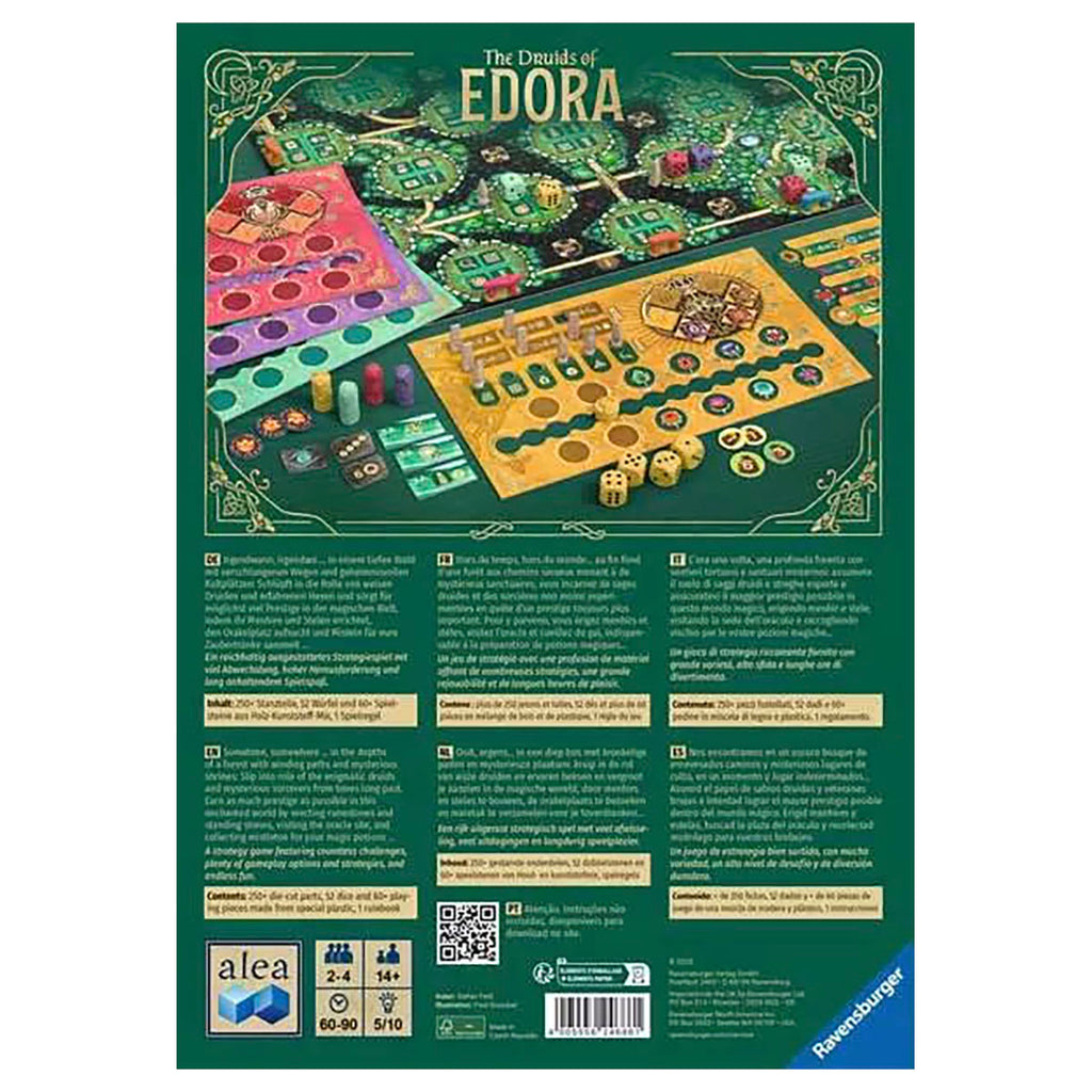 Druids of Edora board game Ravensburger strategy game box back