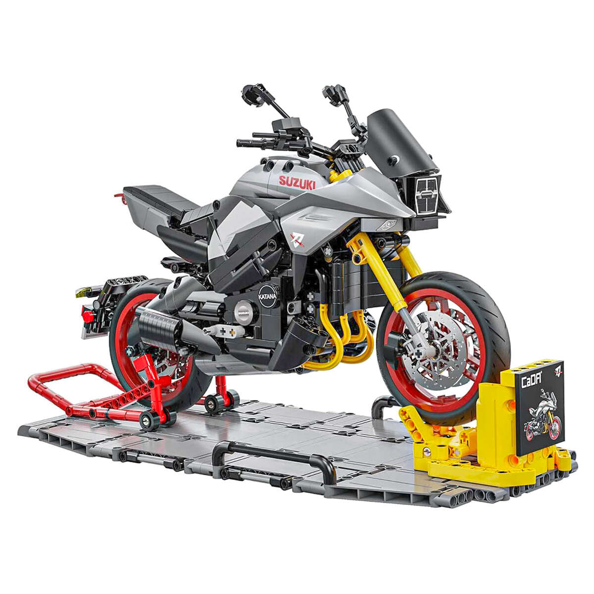 CaDA Suzuki Katana Motorcycle 1104 Piece Building Set
