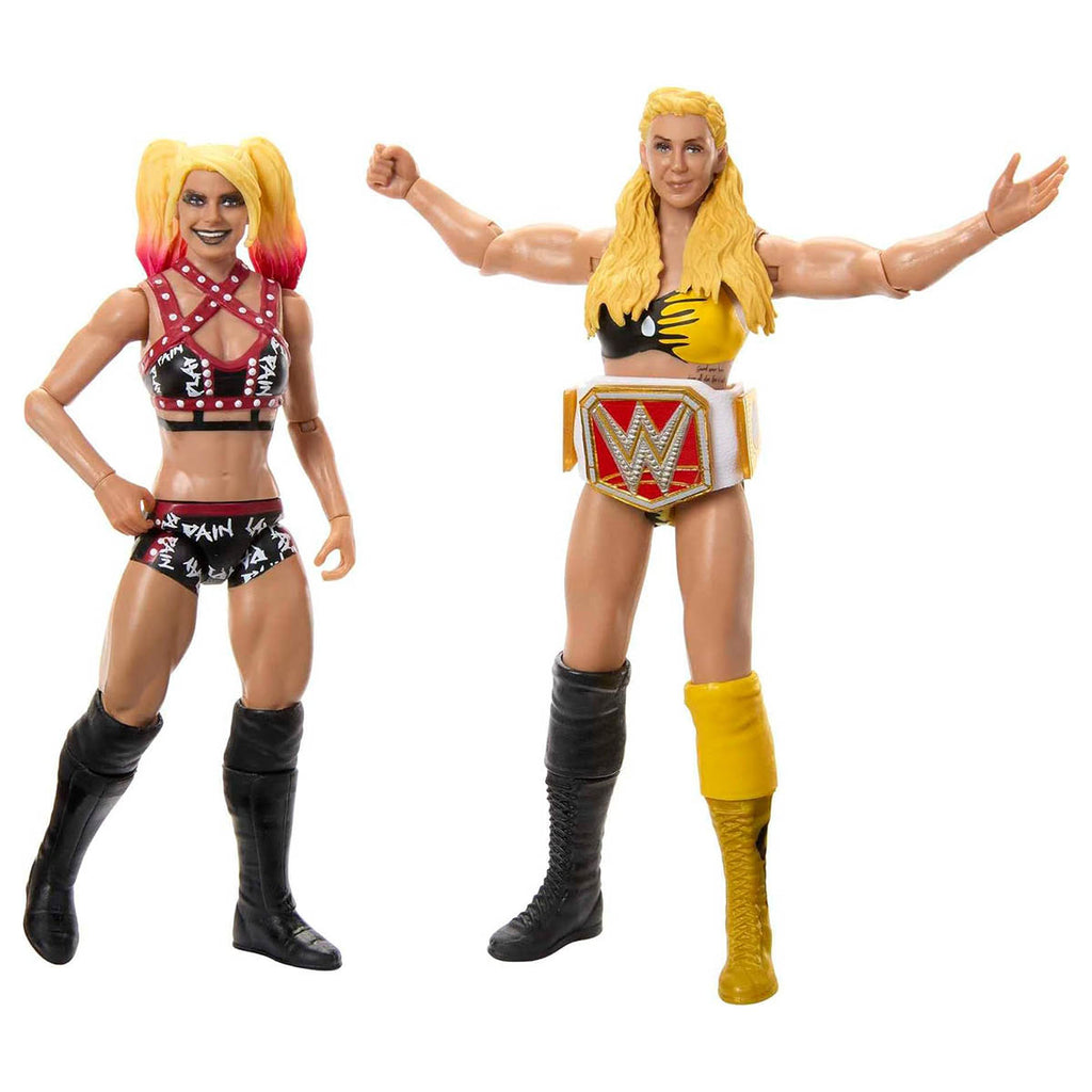 WWE Championship Showdown Series #12 Charlotte Flair vs Alexa Bliss Figures