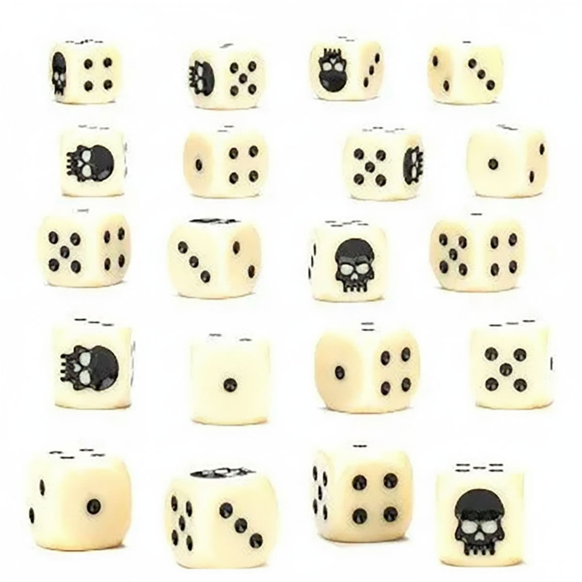 Warhammer: Citadel 12mm Dice Set (Black)