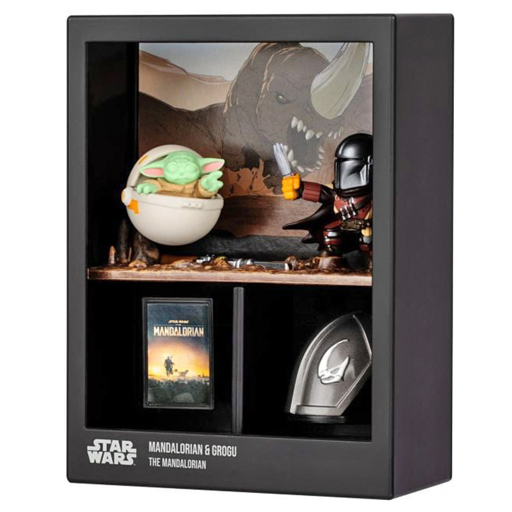 FANDROP Star Wars: The Mandalorian: Mandalorian & Grogu Figures Set